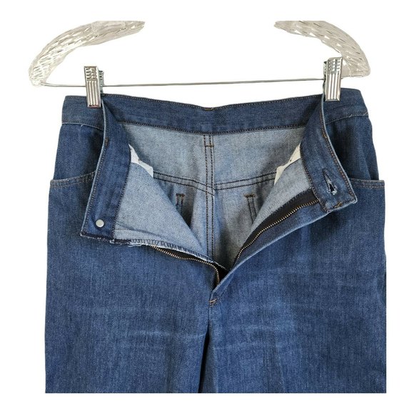 Vintage 1970's Women's Sears Jeans That Fit Size 16 31x29 High Waist Mom Jeans - Picture 10 of 12